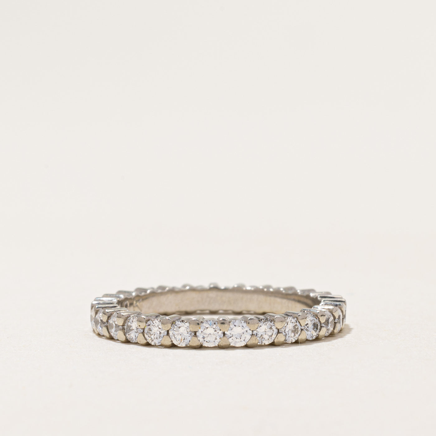 19k Eternity Diamond Band | 0.89ctw | 2.35mm | SZ 6.5
