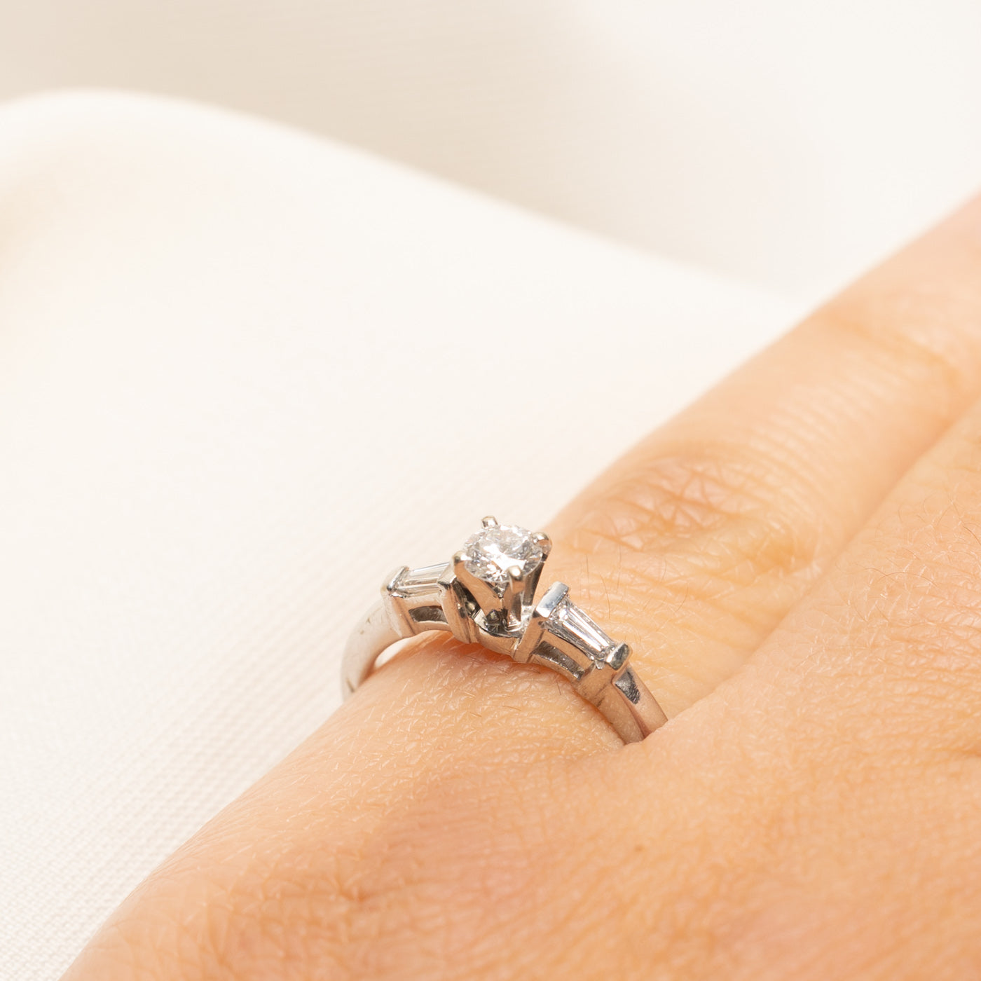Diamond Accented Petite Ring | 0.38ctw | SZ 6