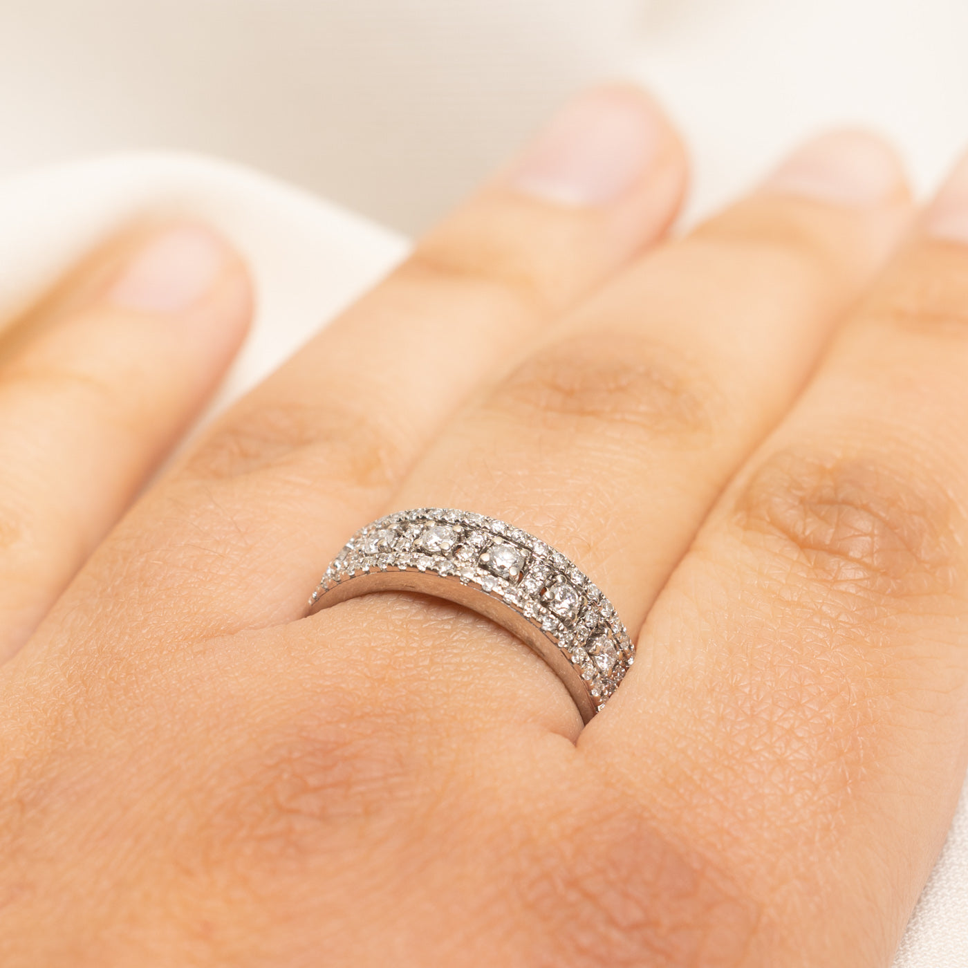 Semi Eternity Diamond Band | 0.60ctw | SZ 8