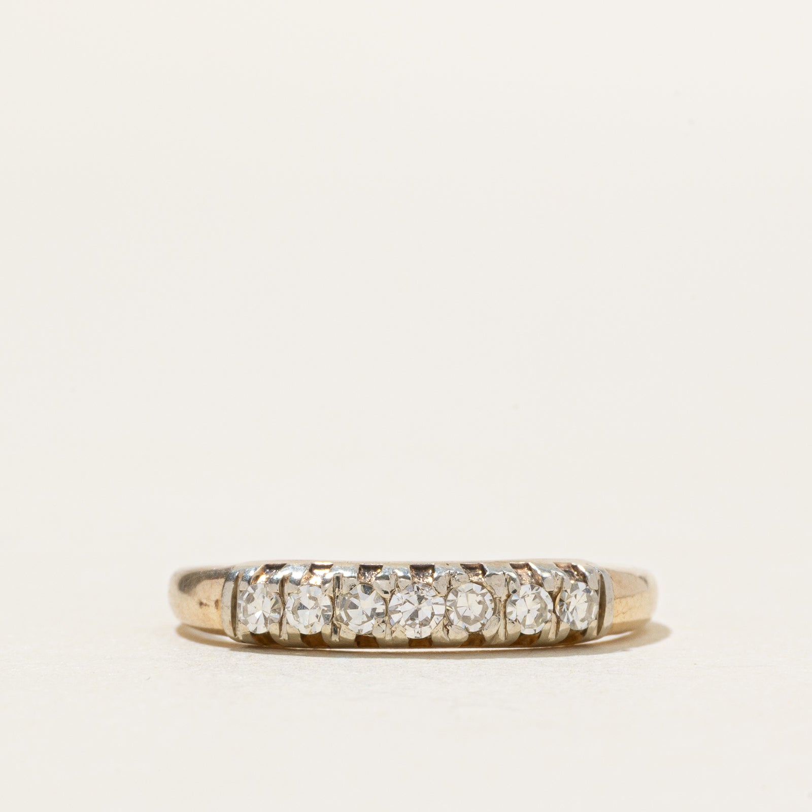 14k Semi Eternity Diamond Ring | 0.20ctw | SZ 5