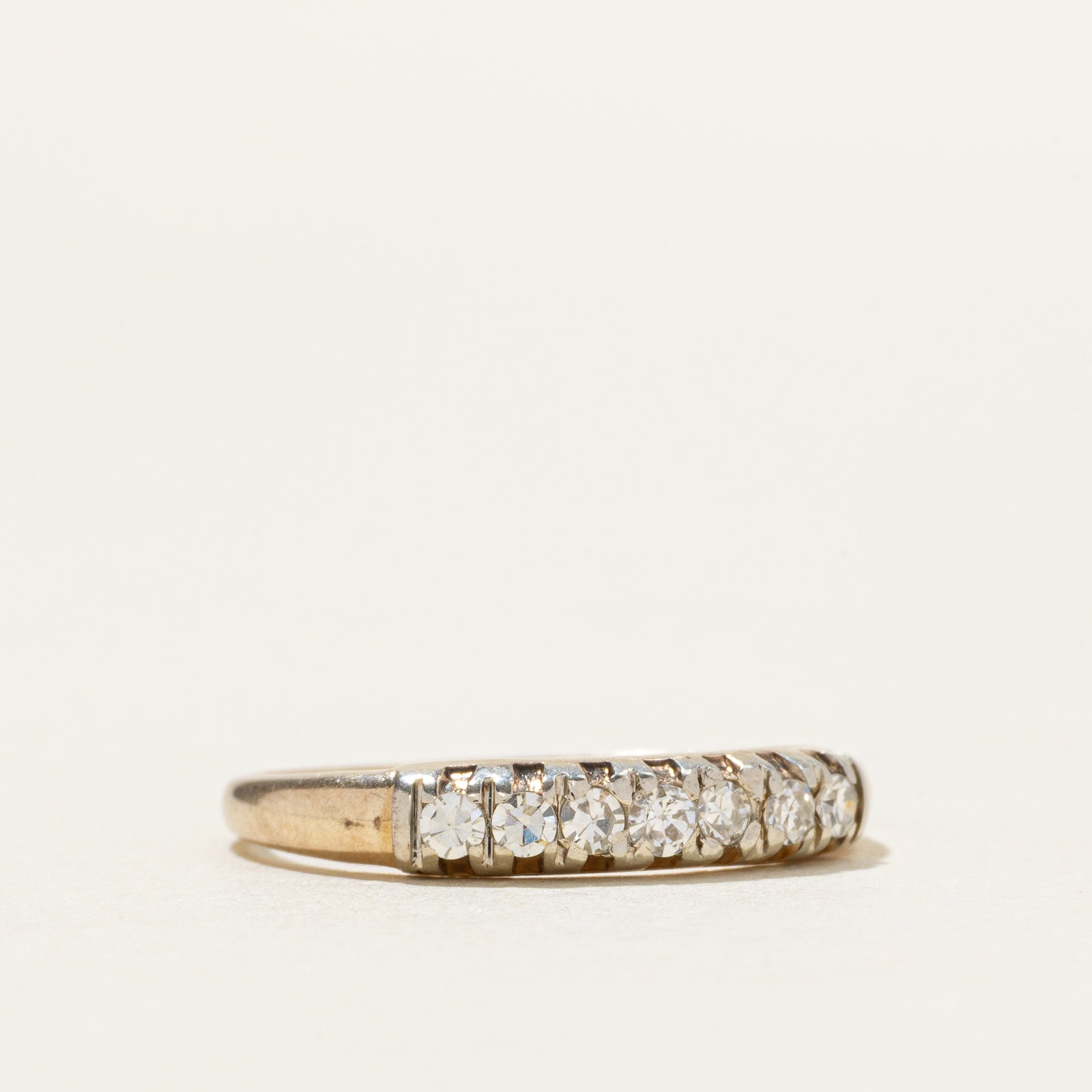 14k Semi Eternity Diamond Ring | 0.20ctw | SZ 5