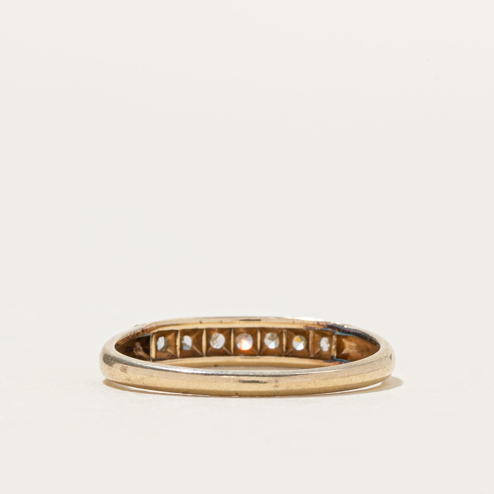 14k Semi Eternity Diamond Ring | 0.20ctw | SZ 5