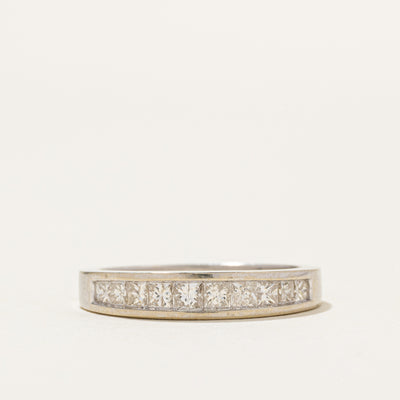14k Semi Eternity Princess Cut Diamond Ring | 0.50ctw | SZ 6.75