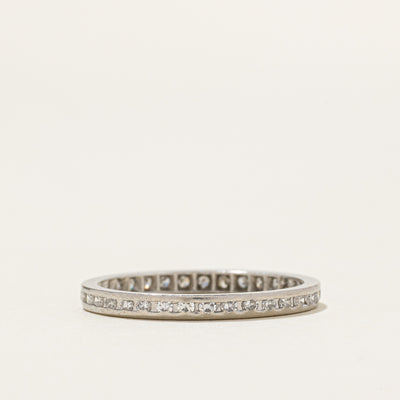 Platinum Eternity Diamond Band | 0.30ctw | 2mm | SZ 6.5