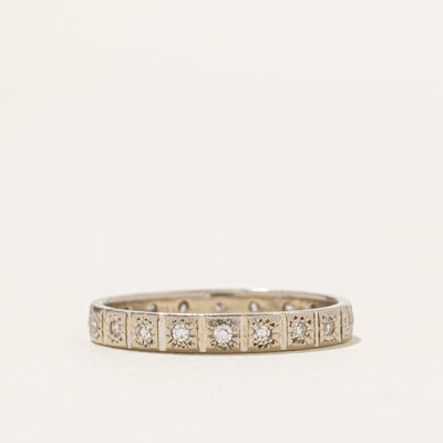 14k Star Set Eternity Diamond Band | 0.20ctw | 2.75mm | SZ 6.5