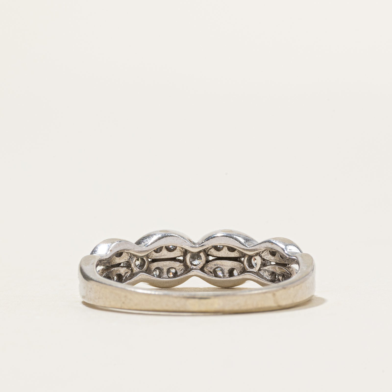10k Diamond Marquise Shaped Stacked Ring | 0.27ctw | SZ 8