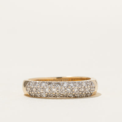 14k Pavé Set Diamond Band | 0.30ctw | SZ 6