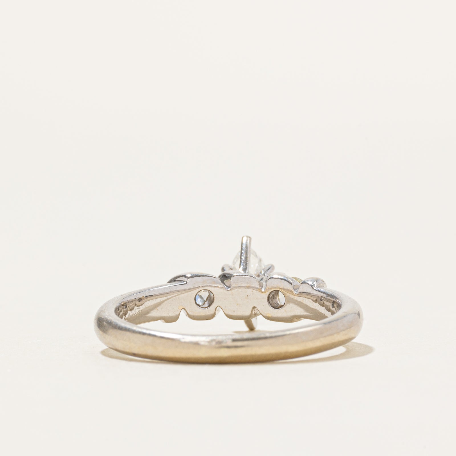 14k Marquise Cut Diamond Accented Ring | 0.48ct | SZ 7.5