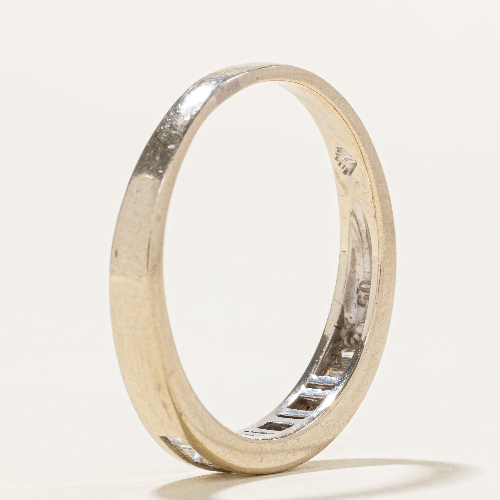 14k Semi Eternity Princess Cut Diamond Ring | 0.50ctw | SZ 8
