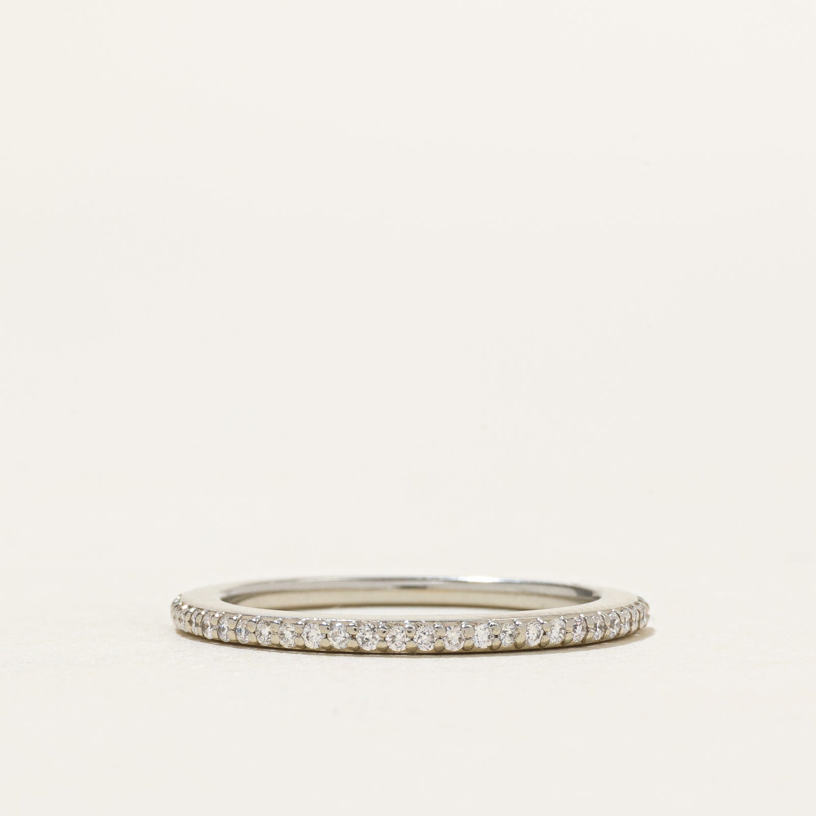 19k Semi Eternity Diamond Band | 0.09ctw | SZ 5