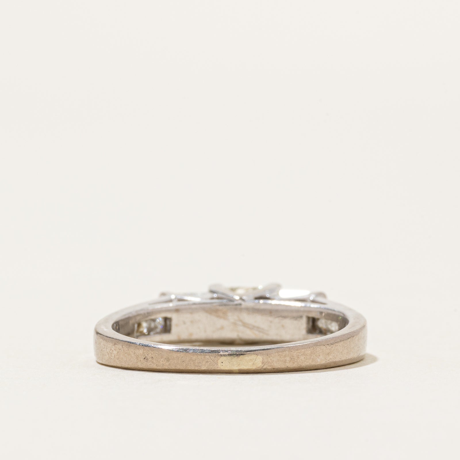 18k Tension Set Diamond Ring | 0.82ctw | SZ 5.25