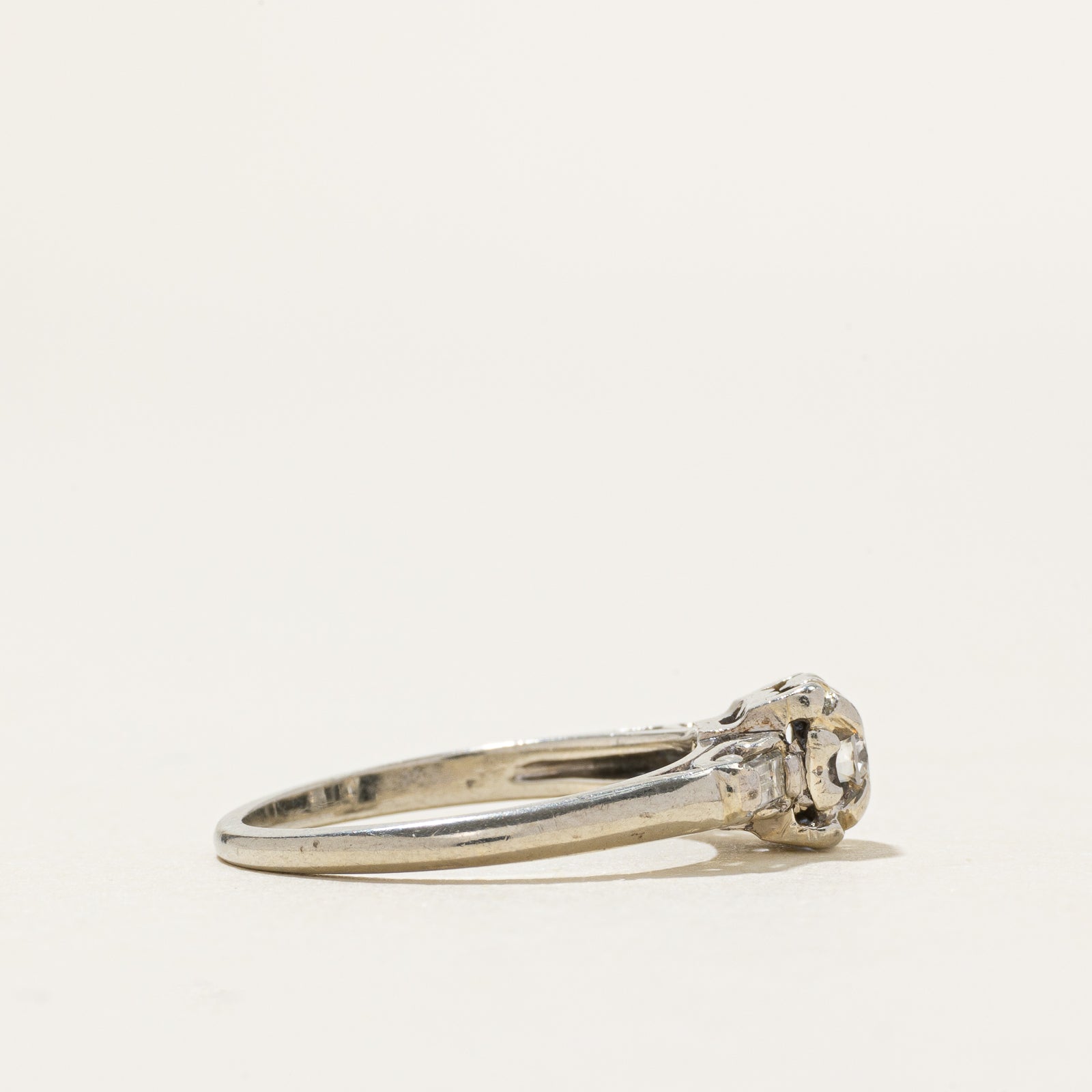 18k Illusion Set Diamond Ring | 0.28ctw | SZ 4.75