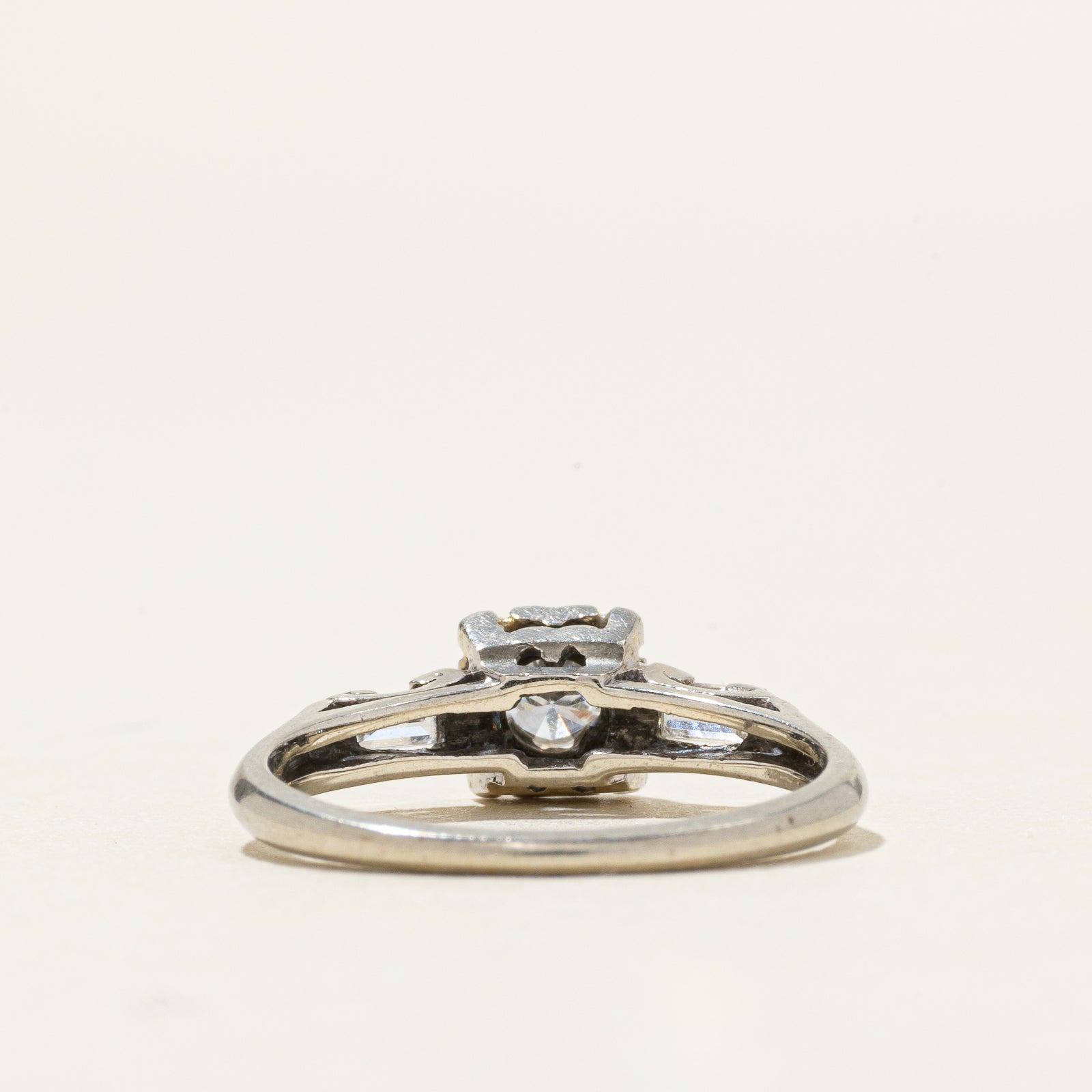 18k Illusion Set Diamond Ring | 0.28ctw | SZ 4.75