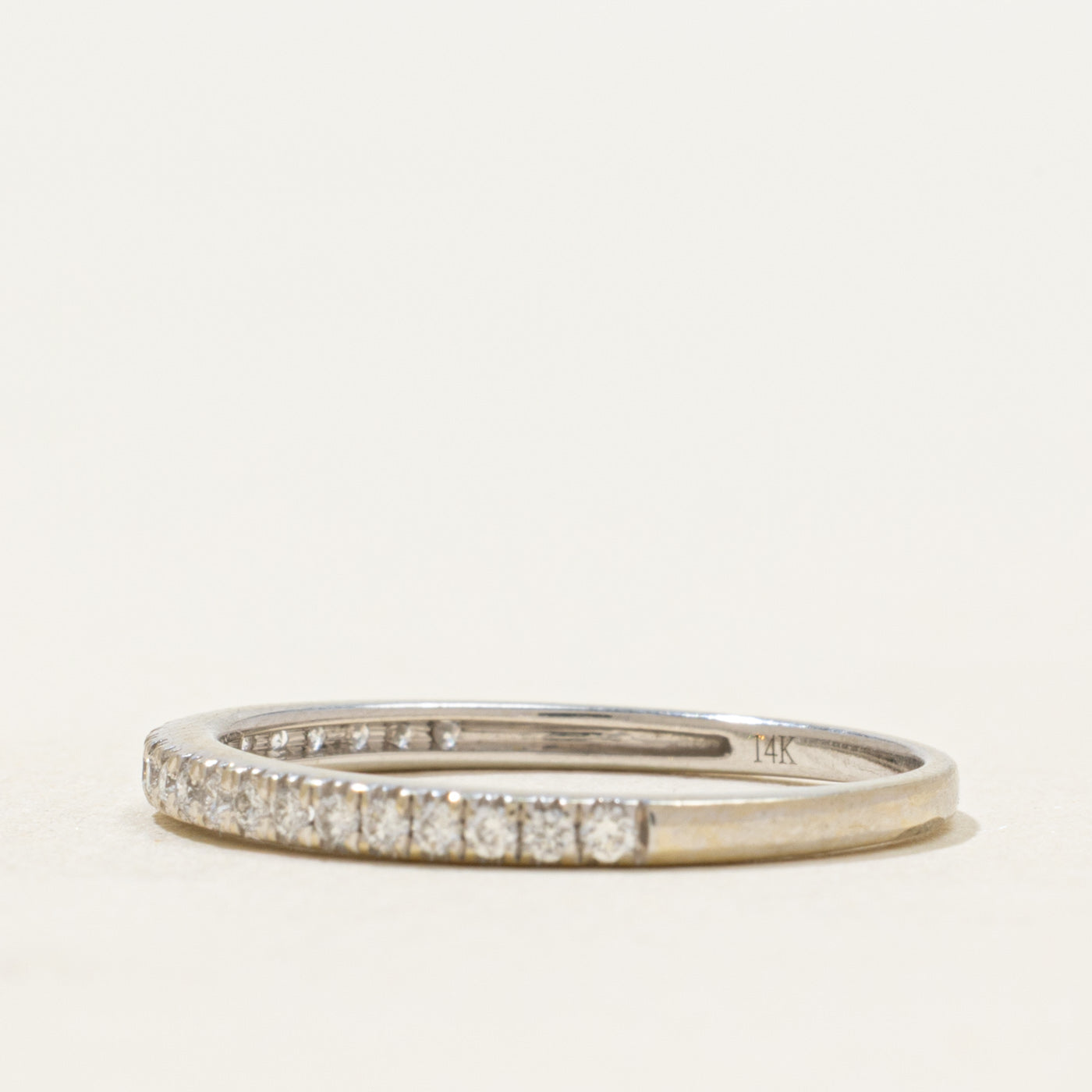 Semi Eternity Diamond Band | 0.16ctw | 1.85mm | SZ 6.75