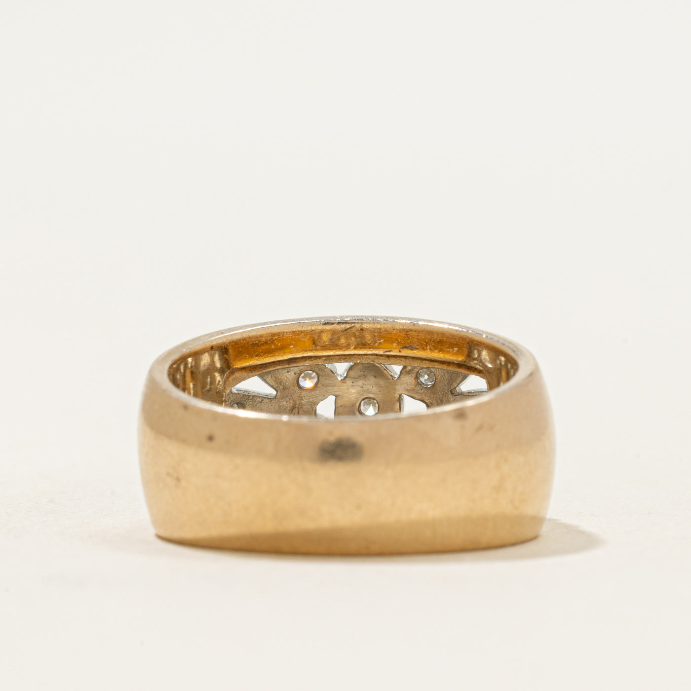 Diamond Openwork Dome Ring | 0.10ctw | SZ 6.75