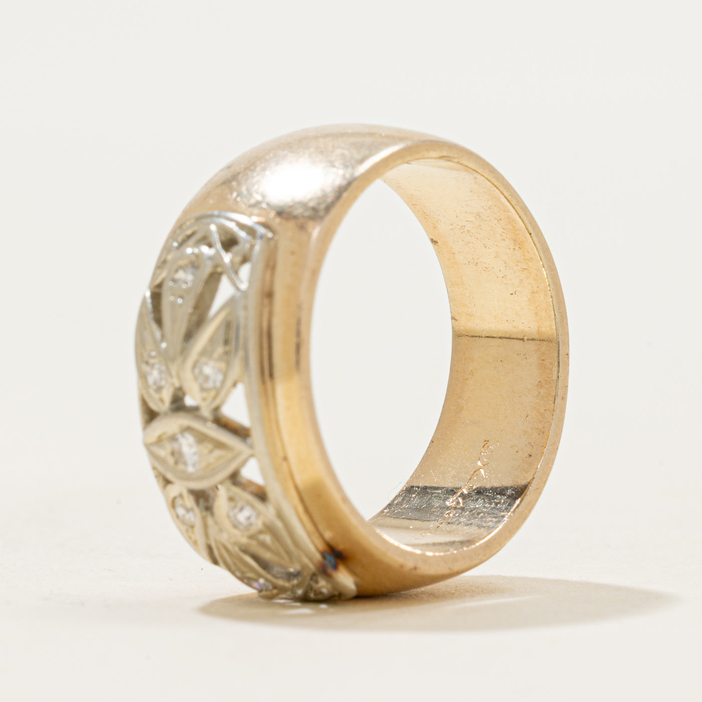 Diamond Openwork Dome Ring | 0.10ctw | SZ 6.75