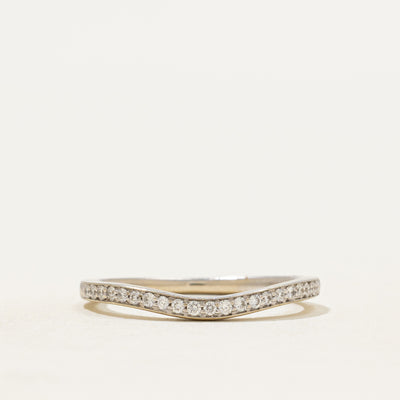 Semi Eternity Diamond Contour Ring | 0.10ctw | SZ 4.75