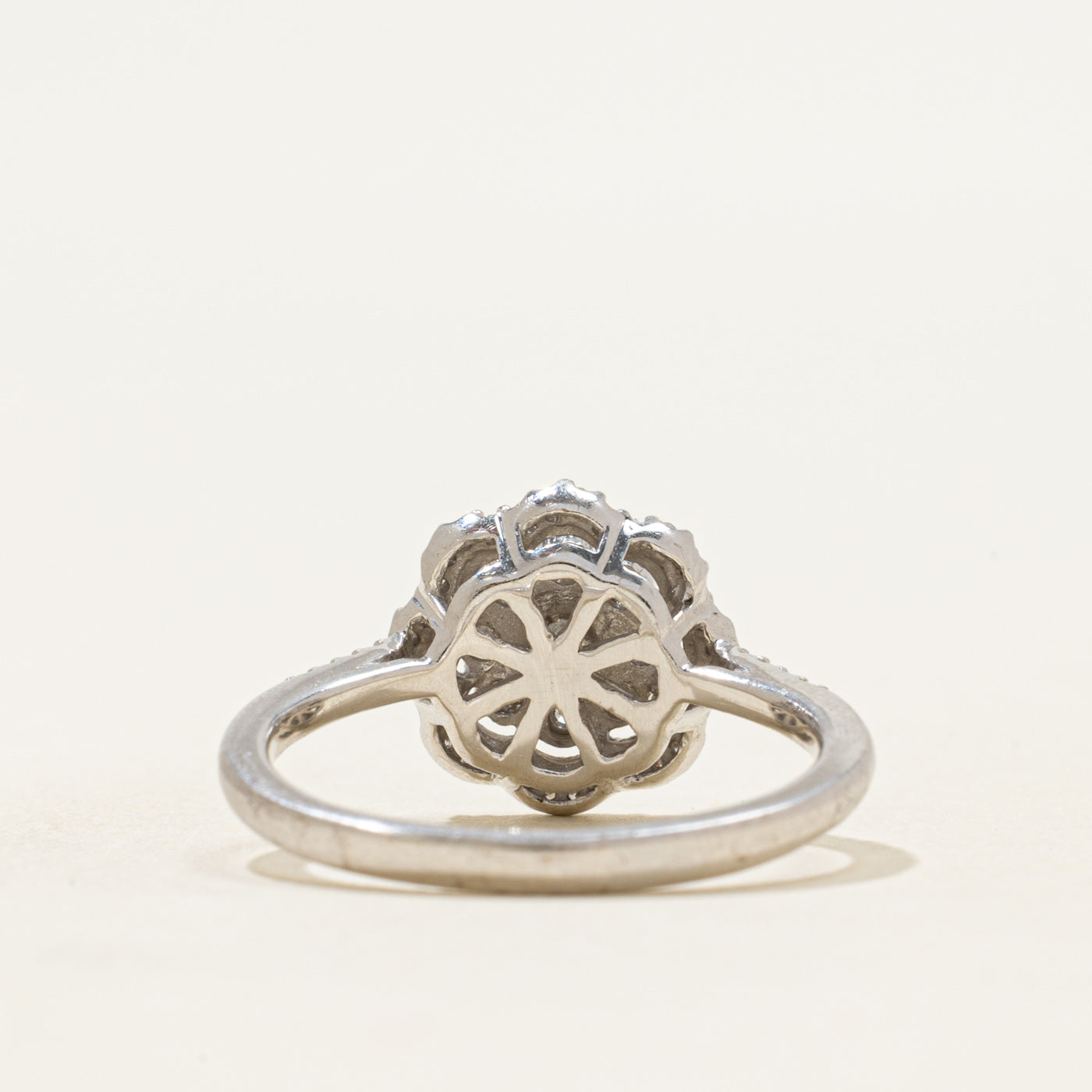 Illusion Set Diamond Cocktail Ring | 0.16ctw | SZ 6.5