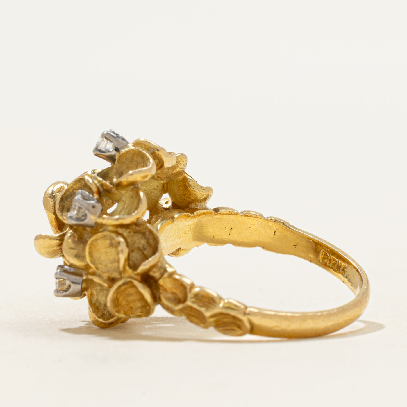 Scattered Diamond Cocktail Ring | 0.14ctw | SZ 6.25