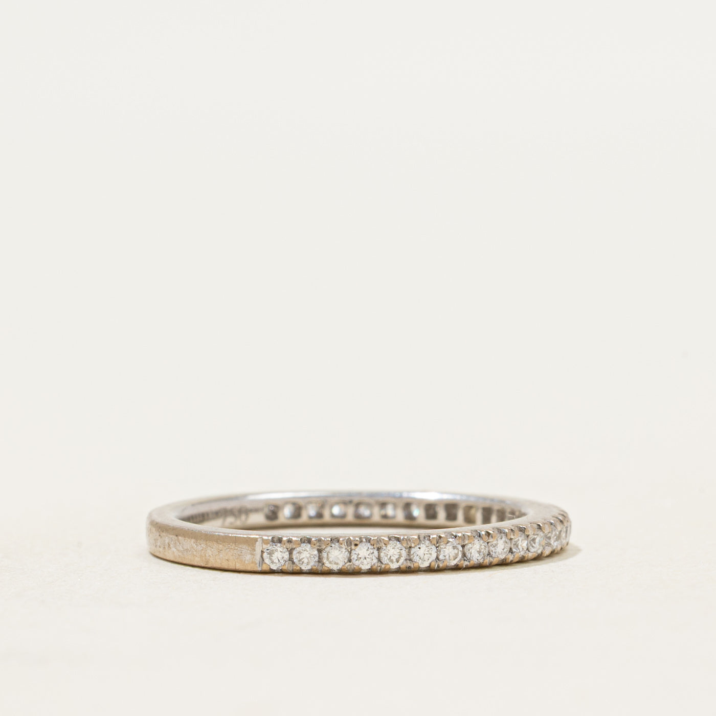 18k Semi Eternity Diamond Band | 0.15ctw | 1.70mm | SZ 4.5