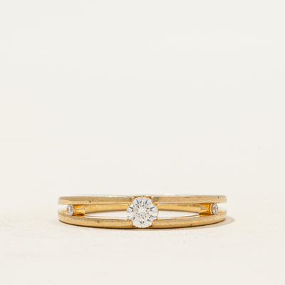 18k Diamond Openwork Ring | 0.19ctw | SZ 6