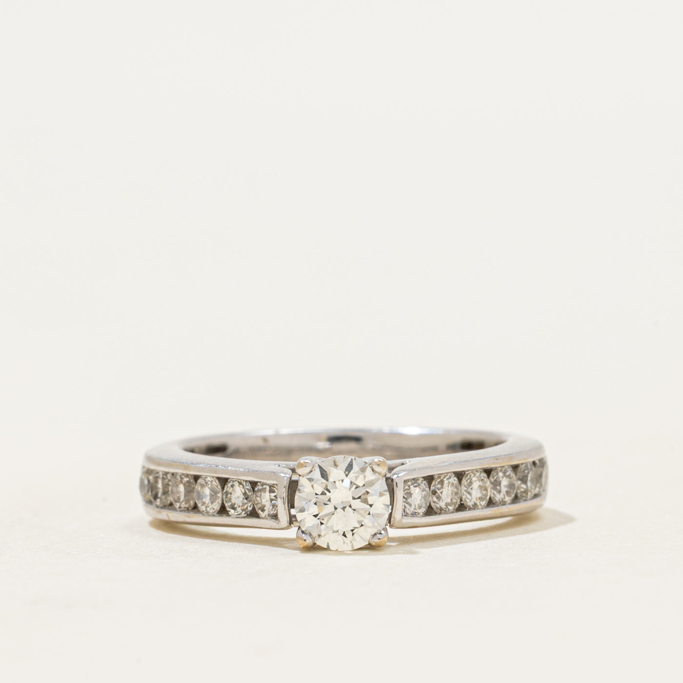 Diamond Engagement Cathedral Ring | 0.67ctw | SZ 4.75