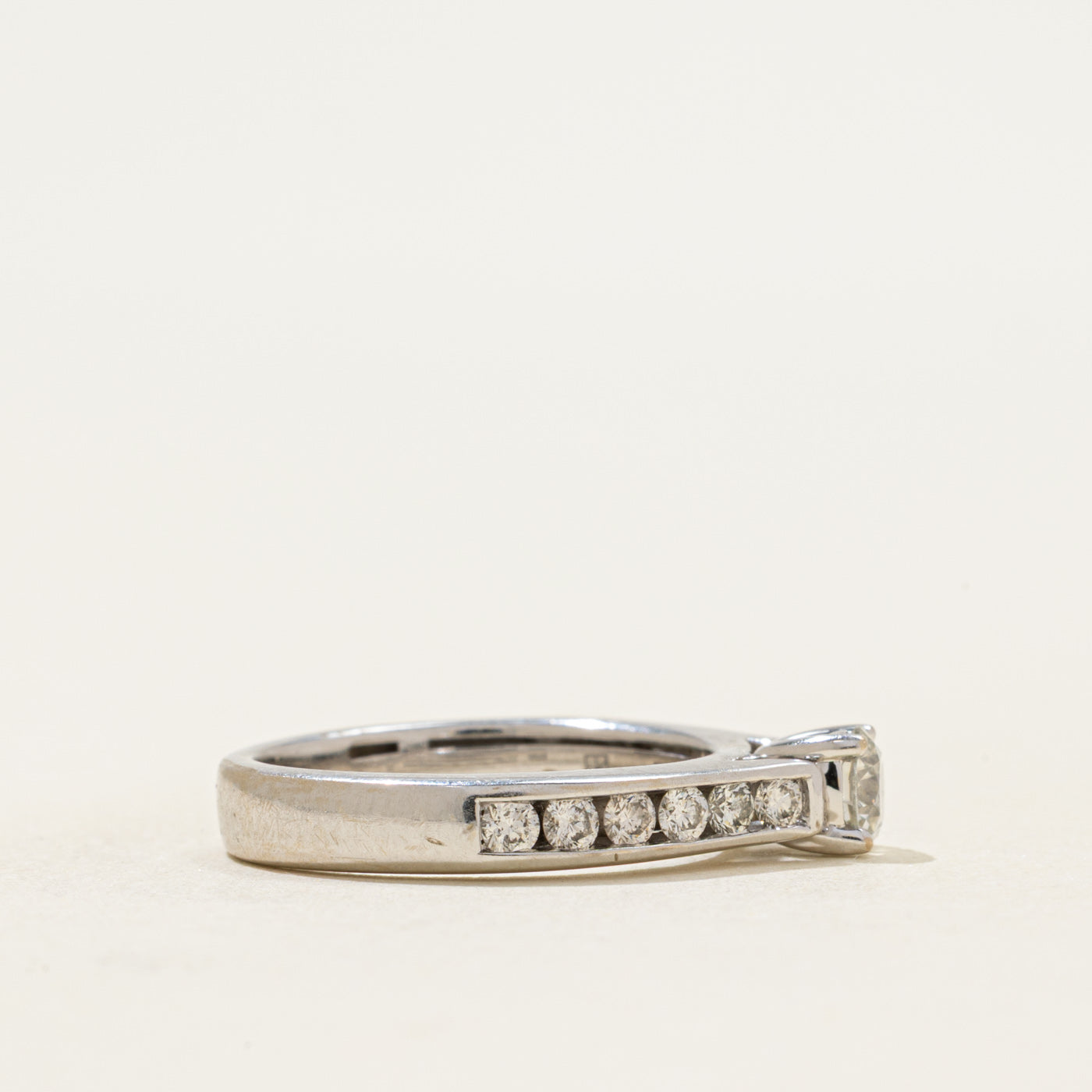 Diamond Engagement Cathedral Ring | 0.67ctw | SZ 4.75