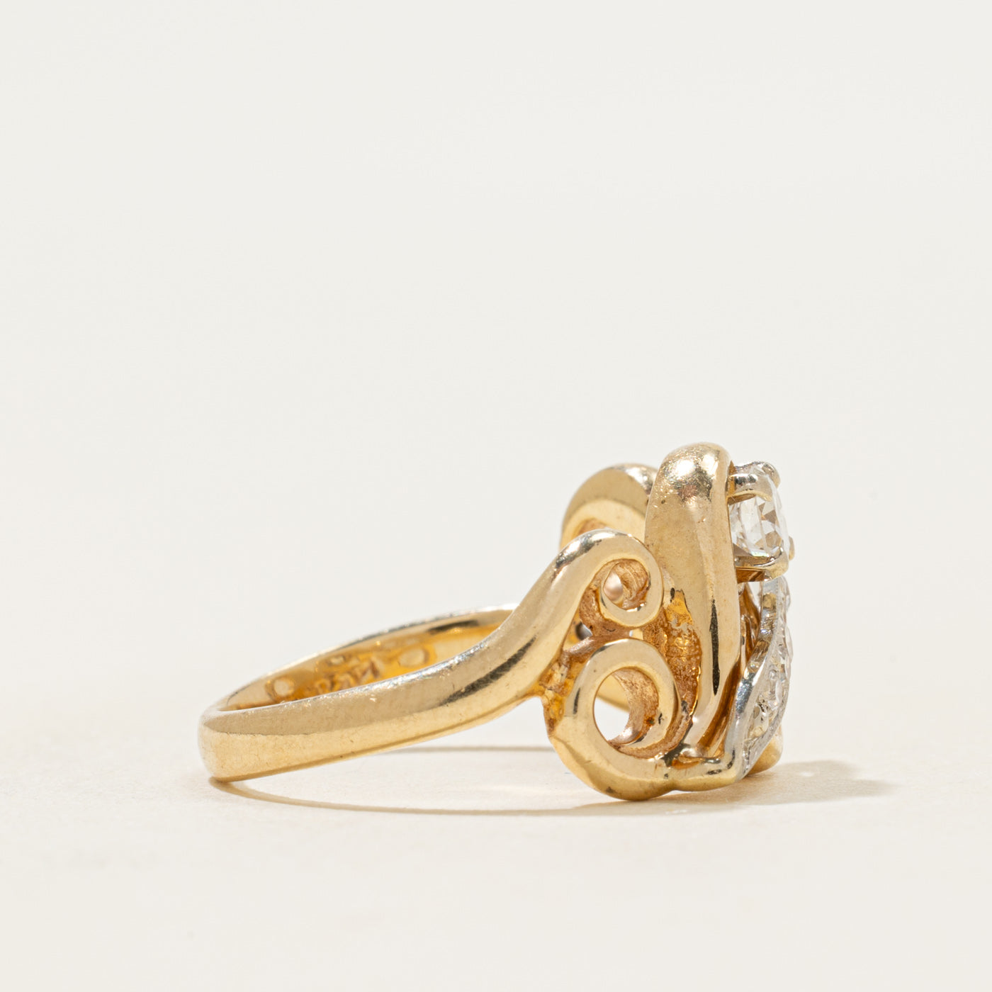 Ornate Diamond Statement Ring | 0.29ctw | SZ 6