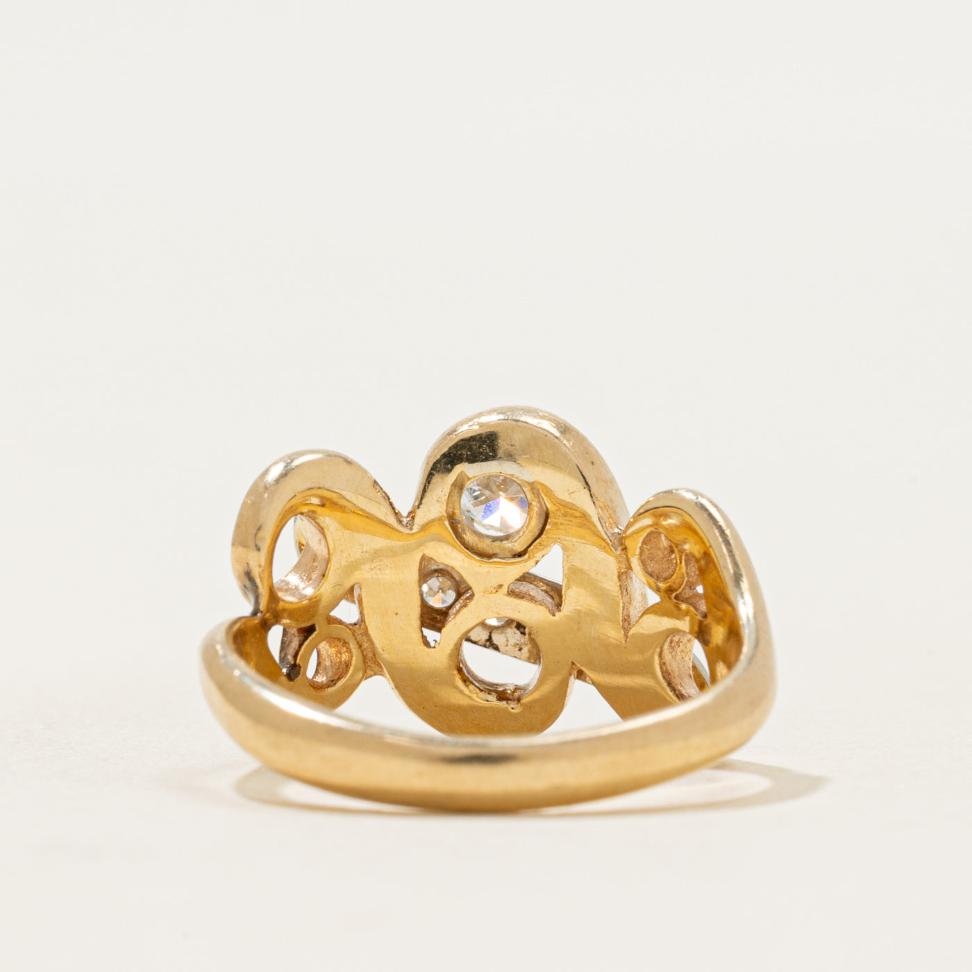 Ornate Diamond Statement Ring | 0.29ctw | SZ 6