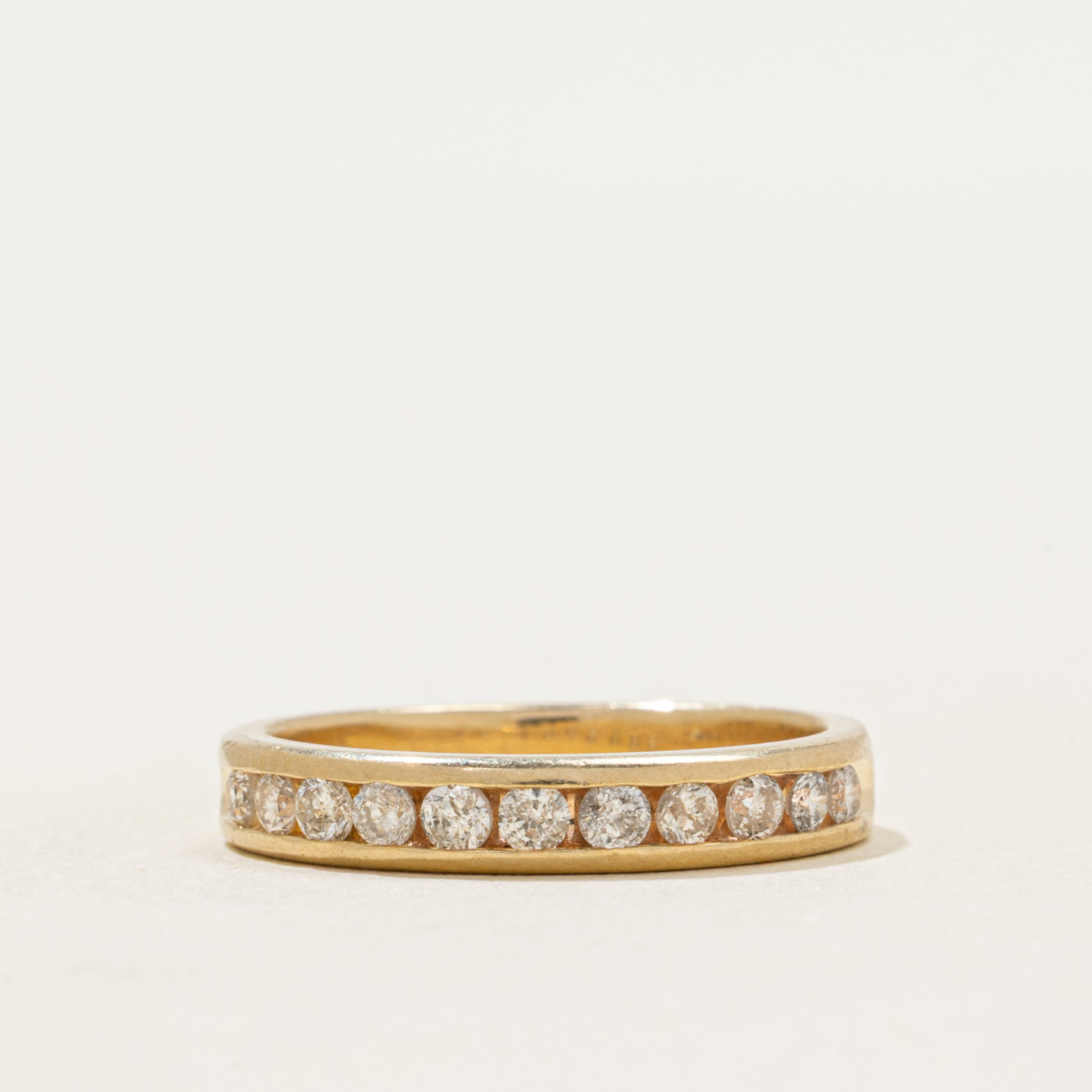 Channel Set Semi Eternity Diamond Band | 0.39ctw | 3.50mm | SZ 6.5