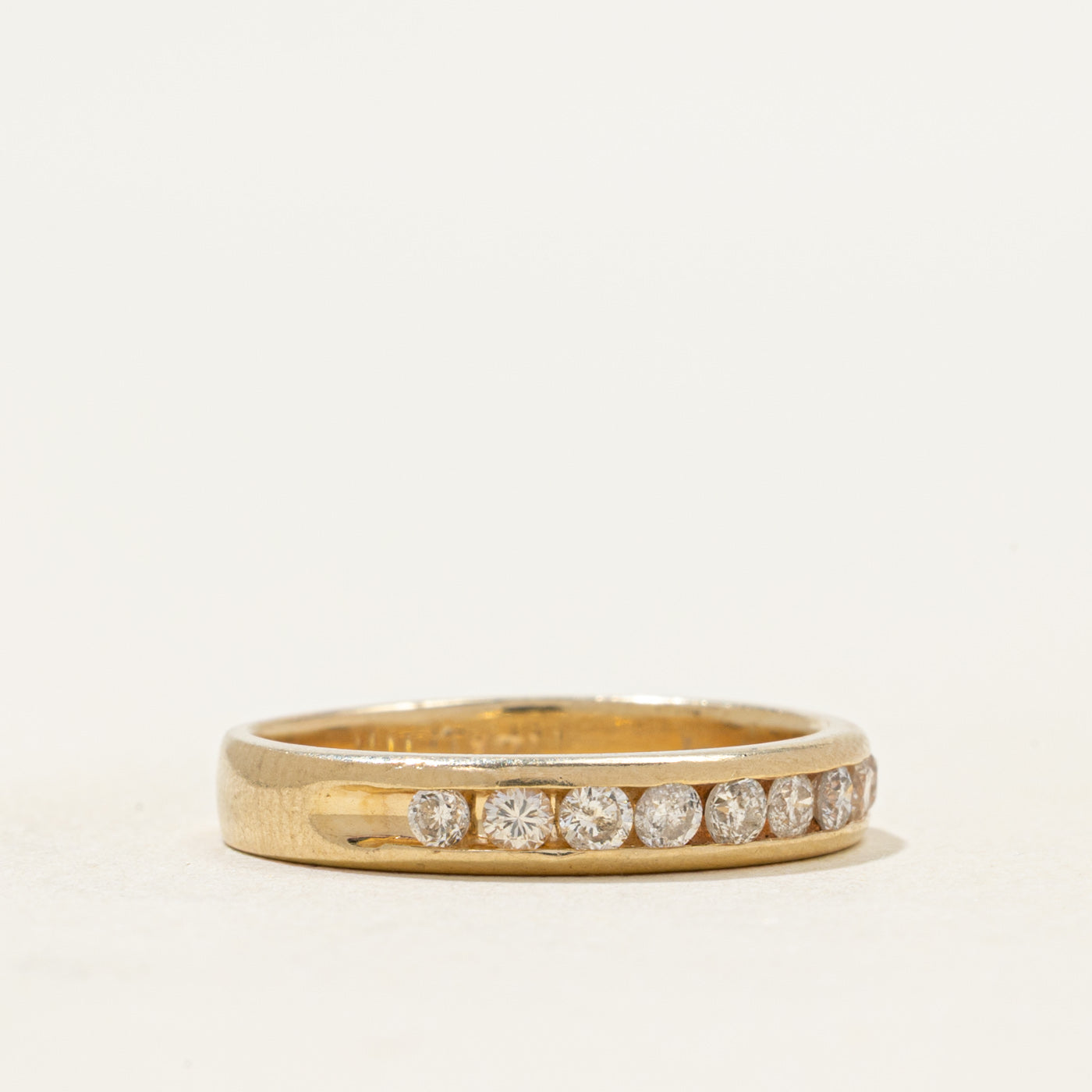 Channel Set Semi Eternity Diamond Band | 0.39ctw | 3.50mm | SZ 6.5