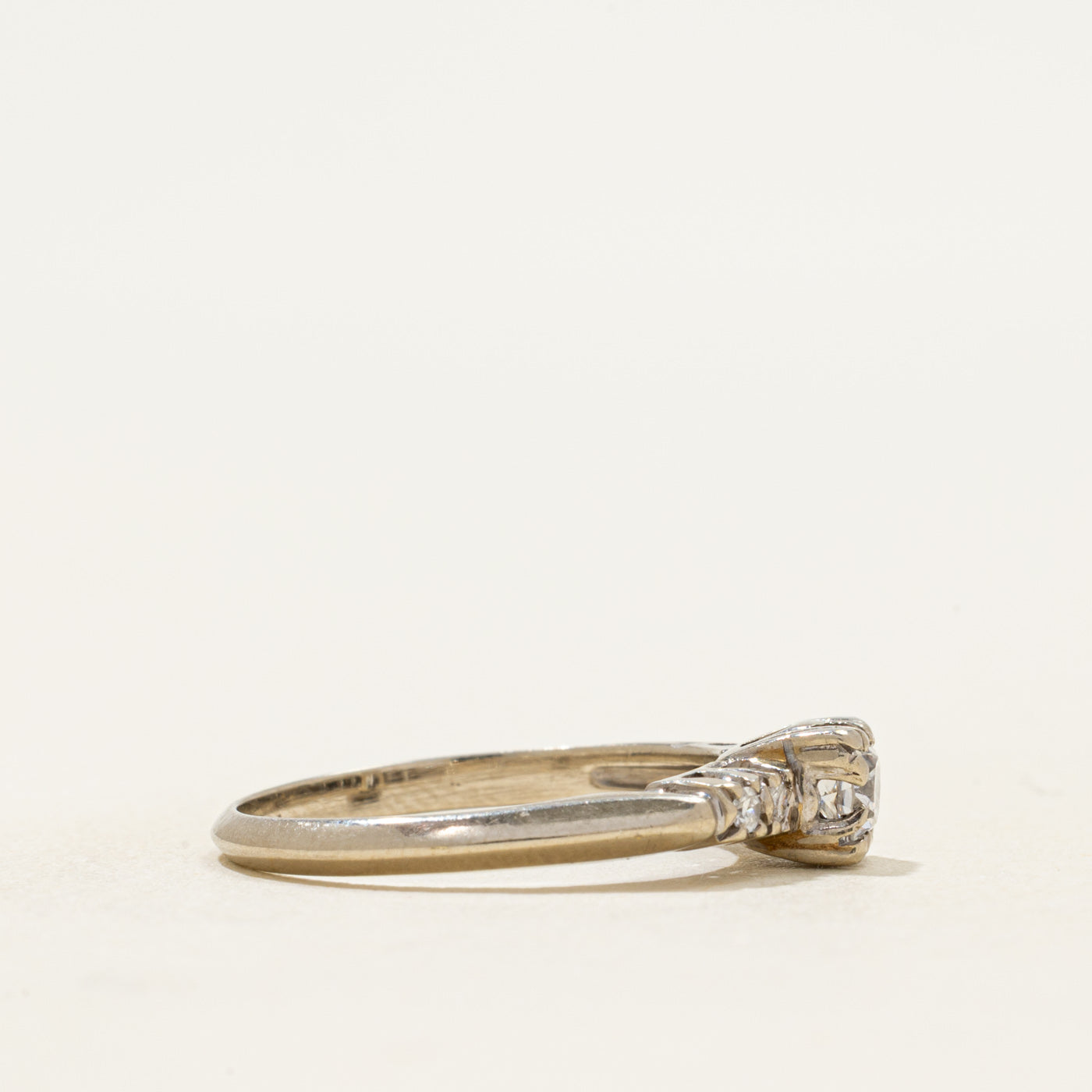 Old European Cut Diamond Ring | 0.13ct | SZ 6.5