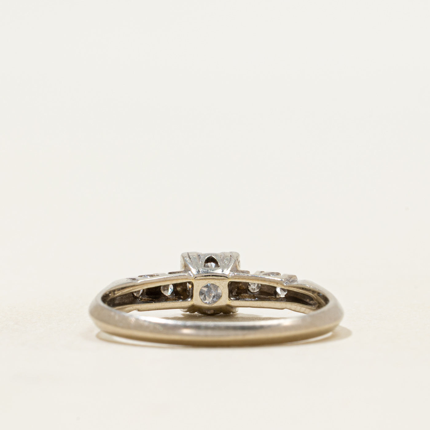 Old European Cut Diamond Ring | 0.13ct | SZ 6.5
