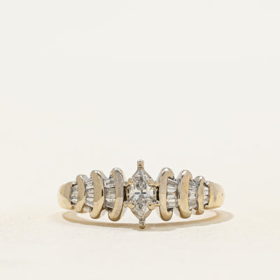 High Set Diamond Ring | 0.29ctw | SZ 7.25
