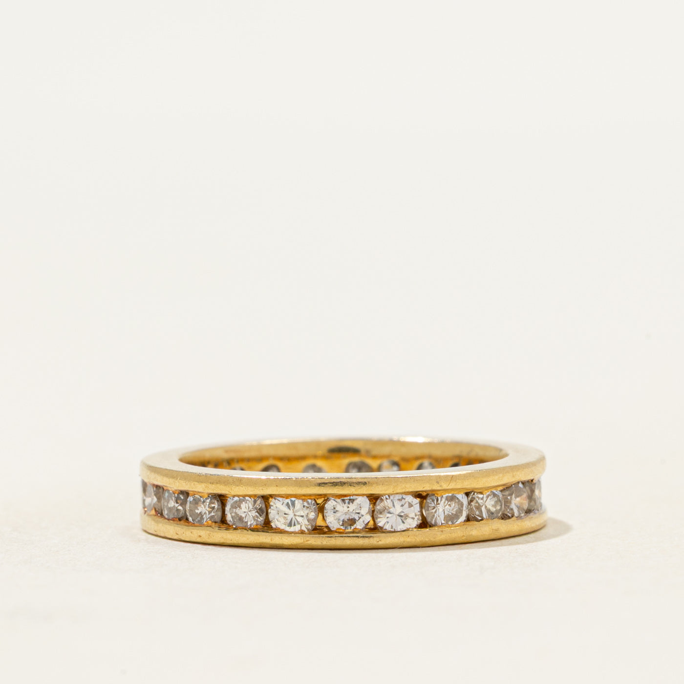 Channel Set Eternity Diamond Band | 1.00ctw | 3.35mm | SZ 4.75