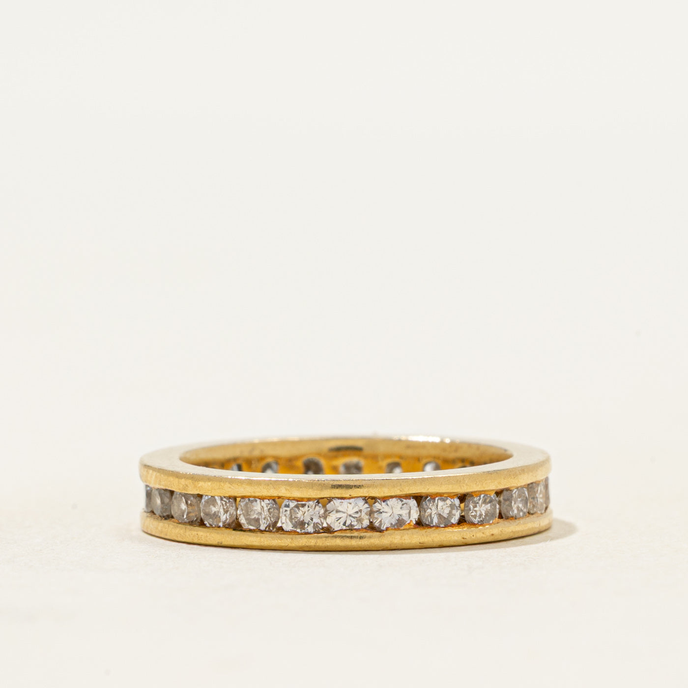 Channel Set Eternity Diamond Band | 1.00ctw | 3.35mm | SZ 4.75