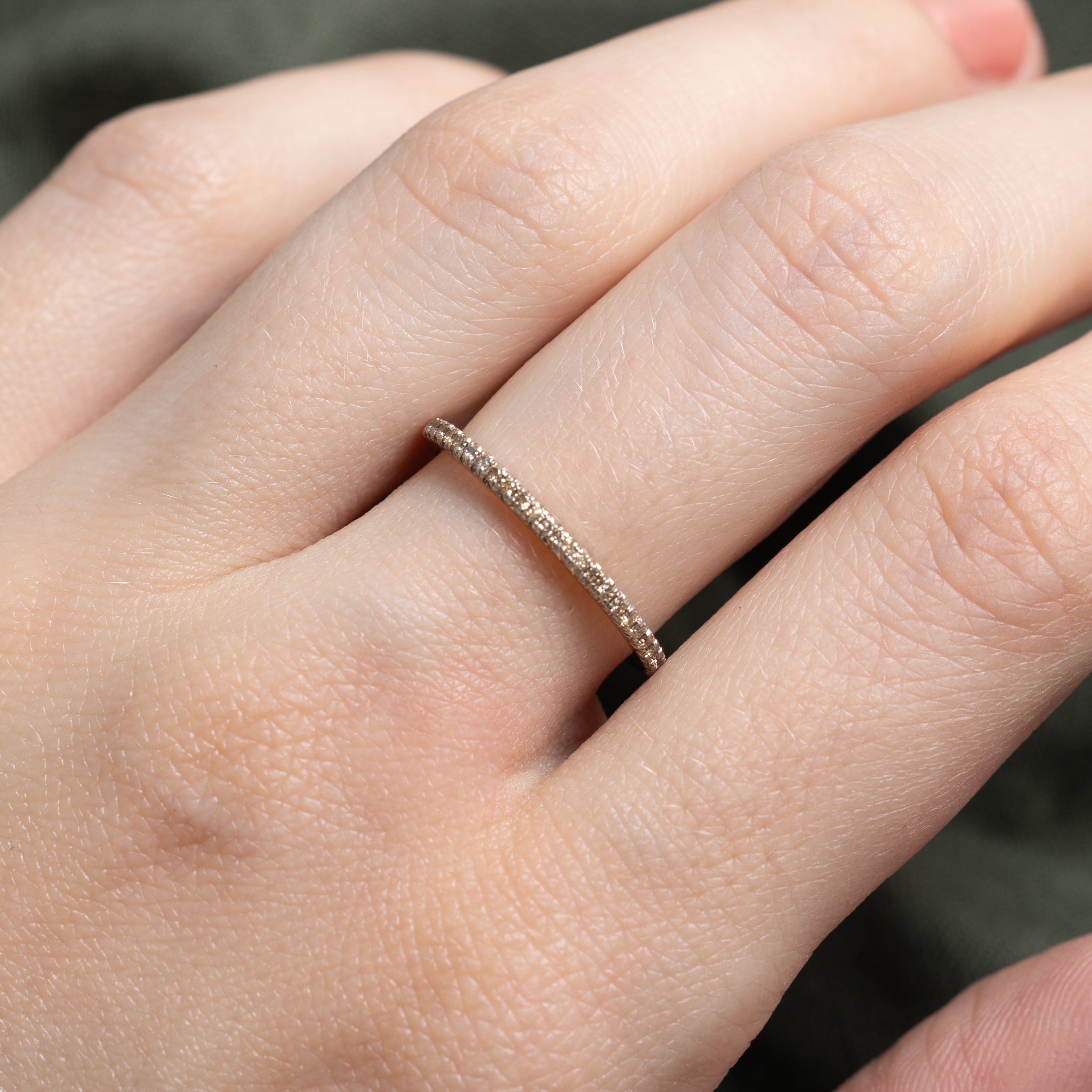 Semi Eternity Diamond Band | 0.12ctw | 1.50mm | SZ 6.25