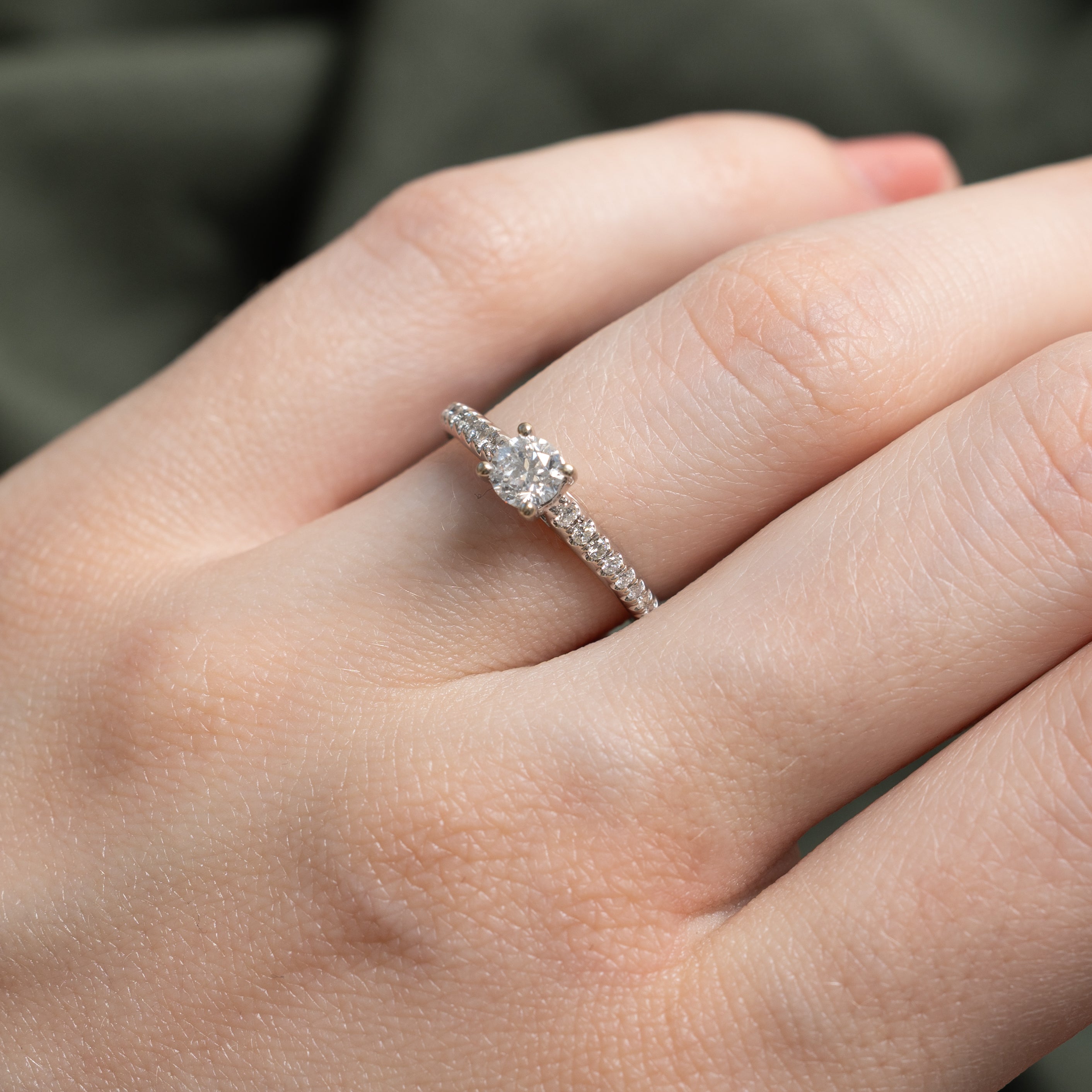 14k Diamond Engagement Ring | 0.52ctw | SZ 5