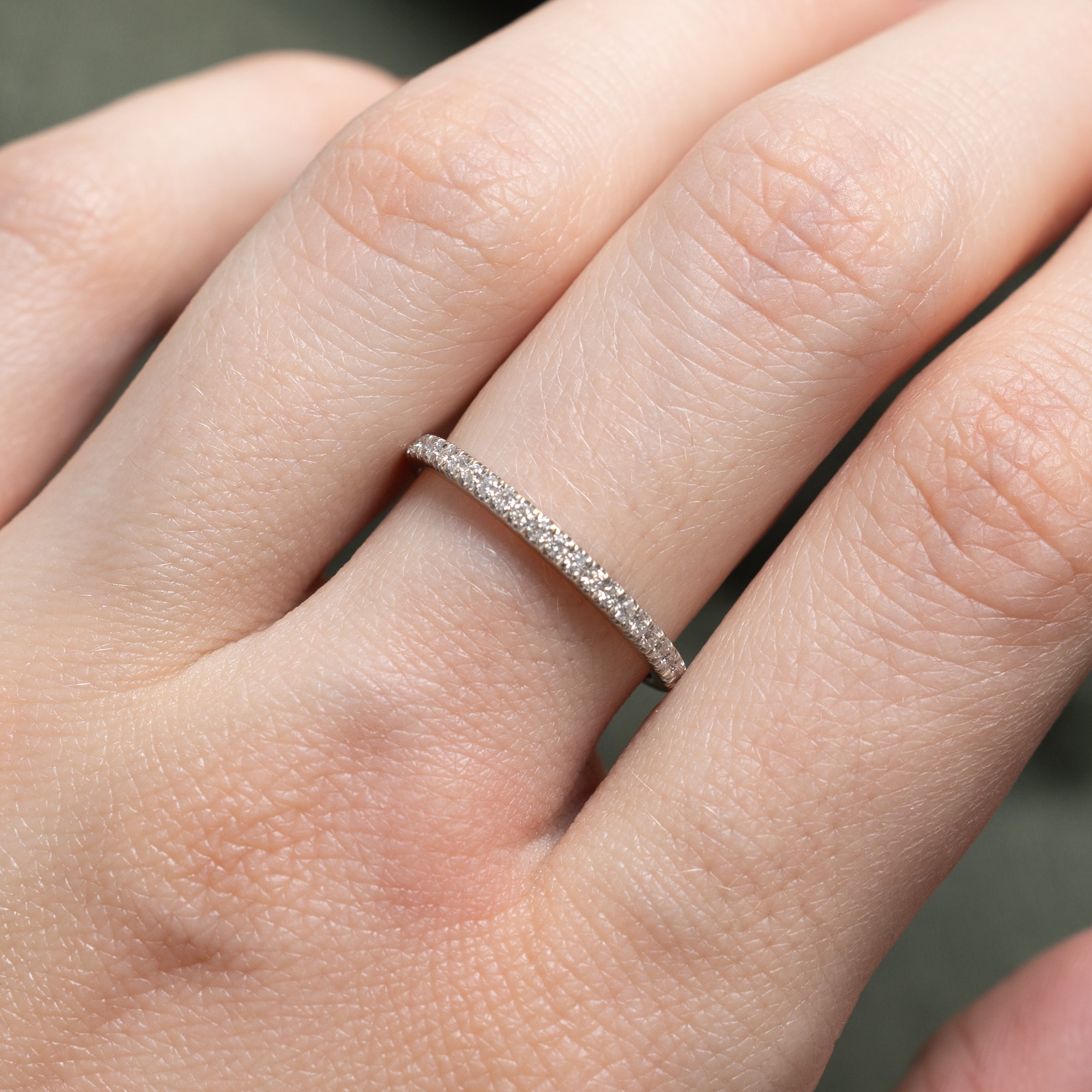 Semi Eternity Diamond Band | 0.16ctw | 1.85mm | SZ 6.75