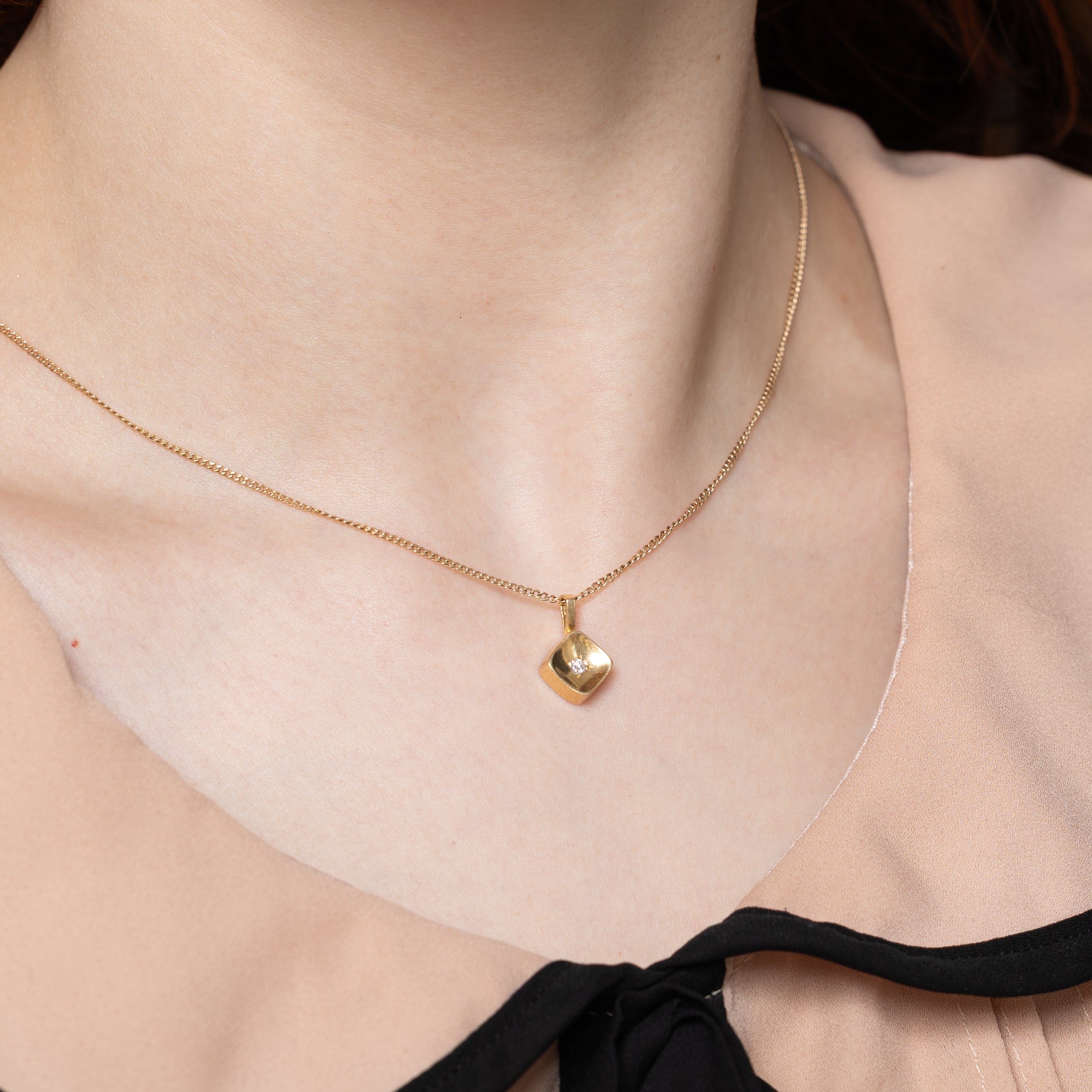 Single Diamond Pendant | 0.04ct