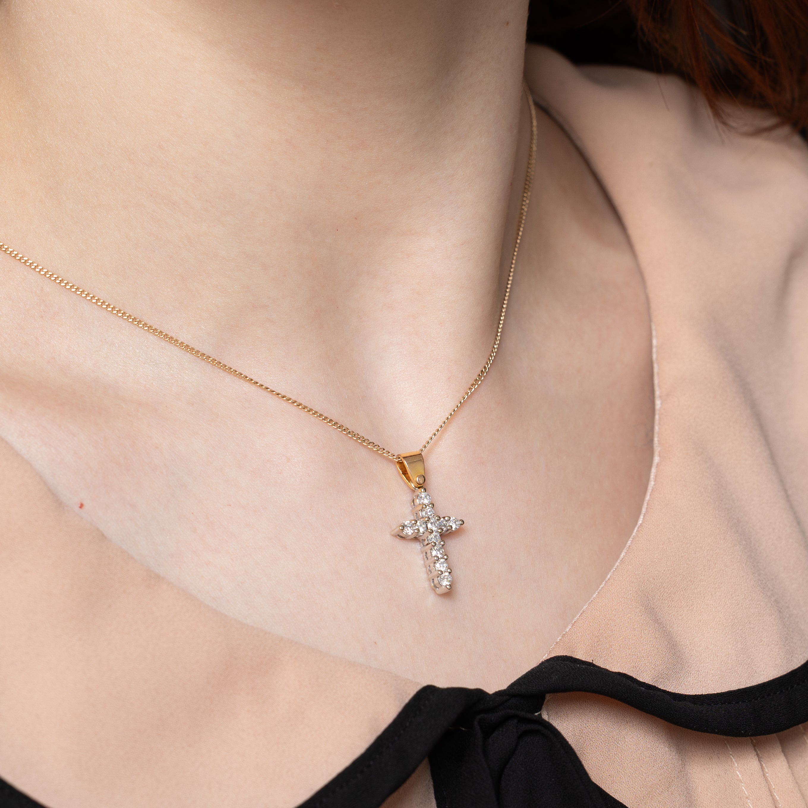 Diamond Cross Pendant | 0.66ctw