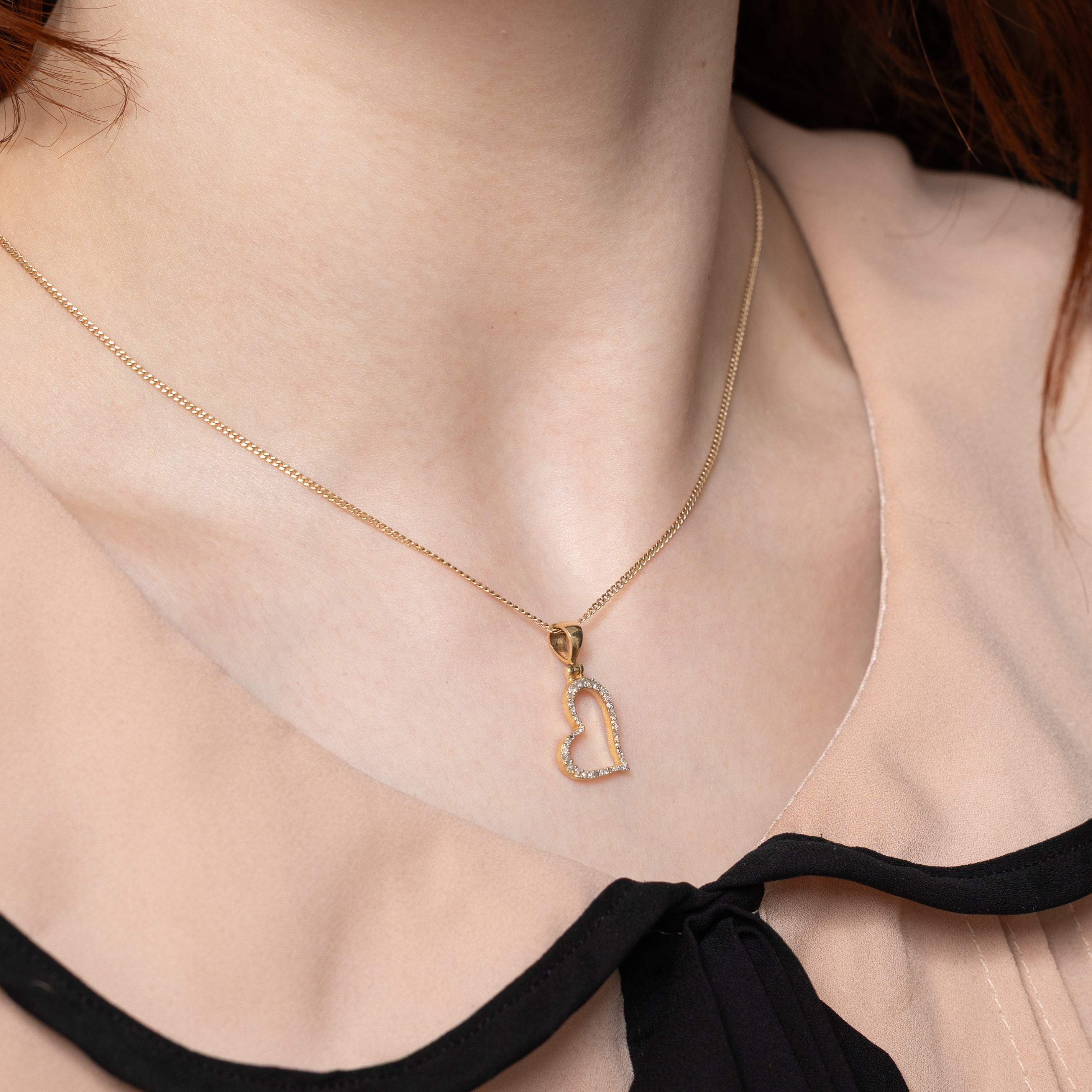 Diamond Heart Pendant | 0.10ctw