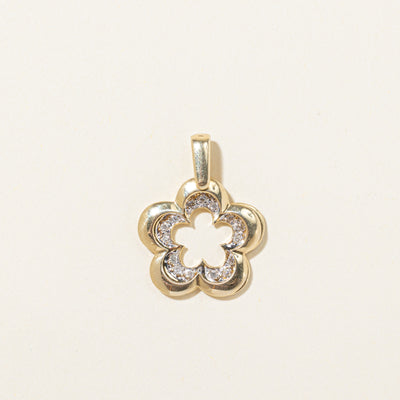 Diamond Flower Pendant | 0.15ctw