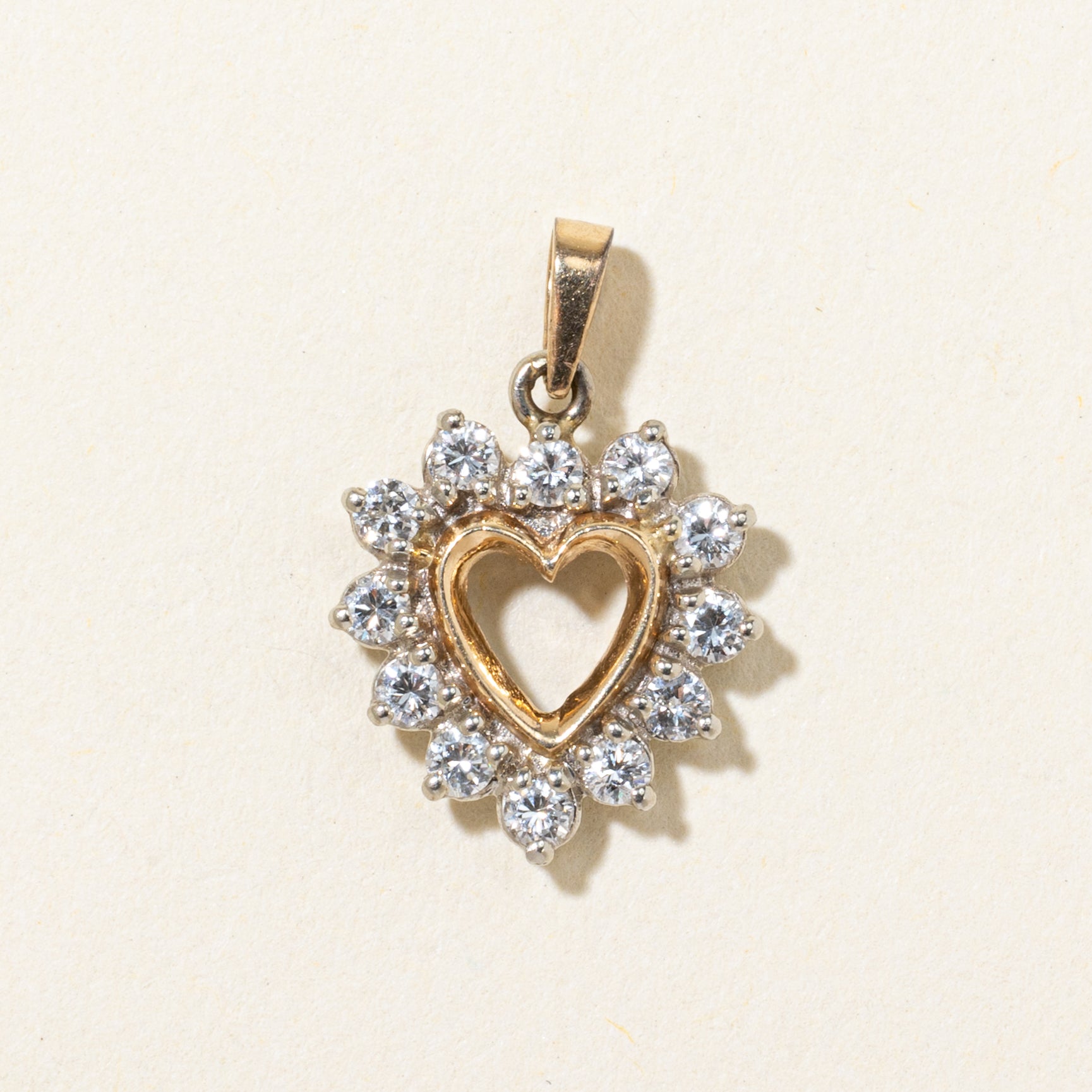 Diamond Open Heart Pendant | 0.36ctw