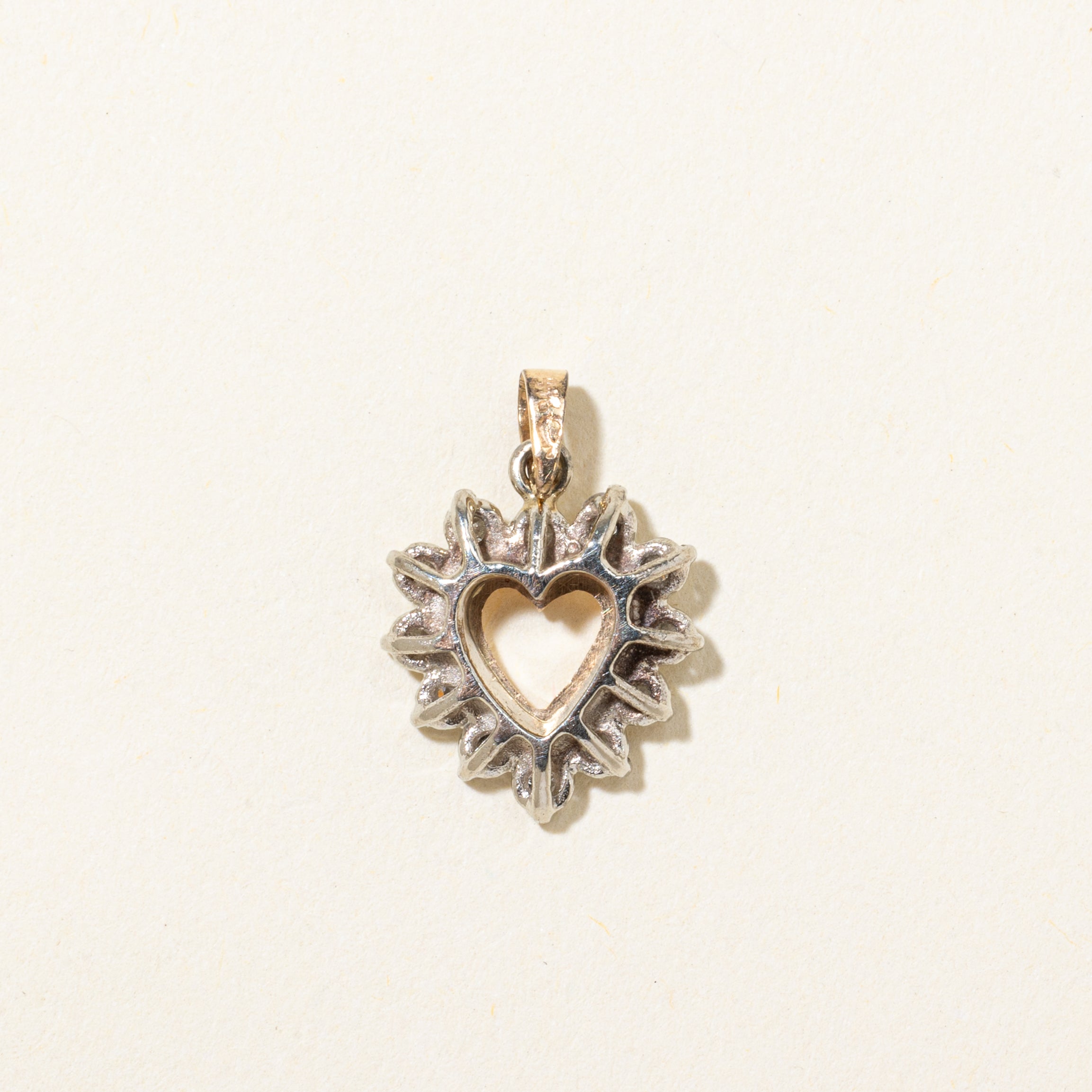 Diamond Open Heart Pendant | 0.36ctw