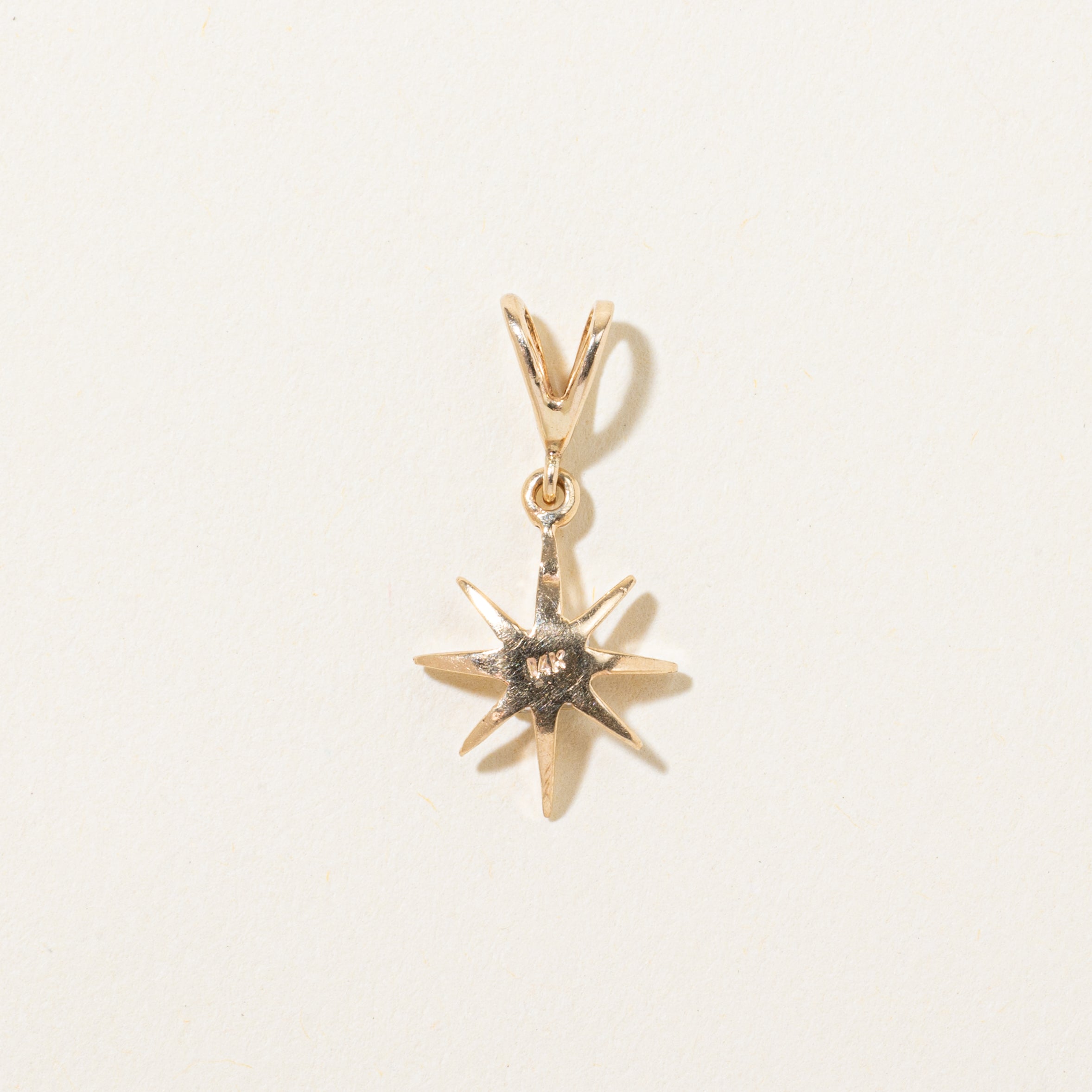 Diamond Cluster Starburst Pendant | 0.05ctw