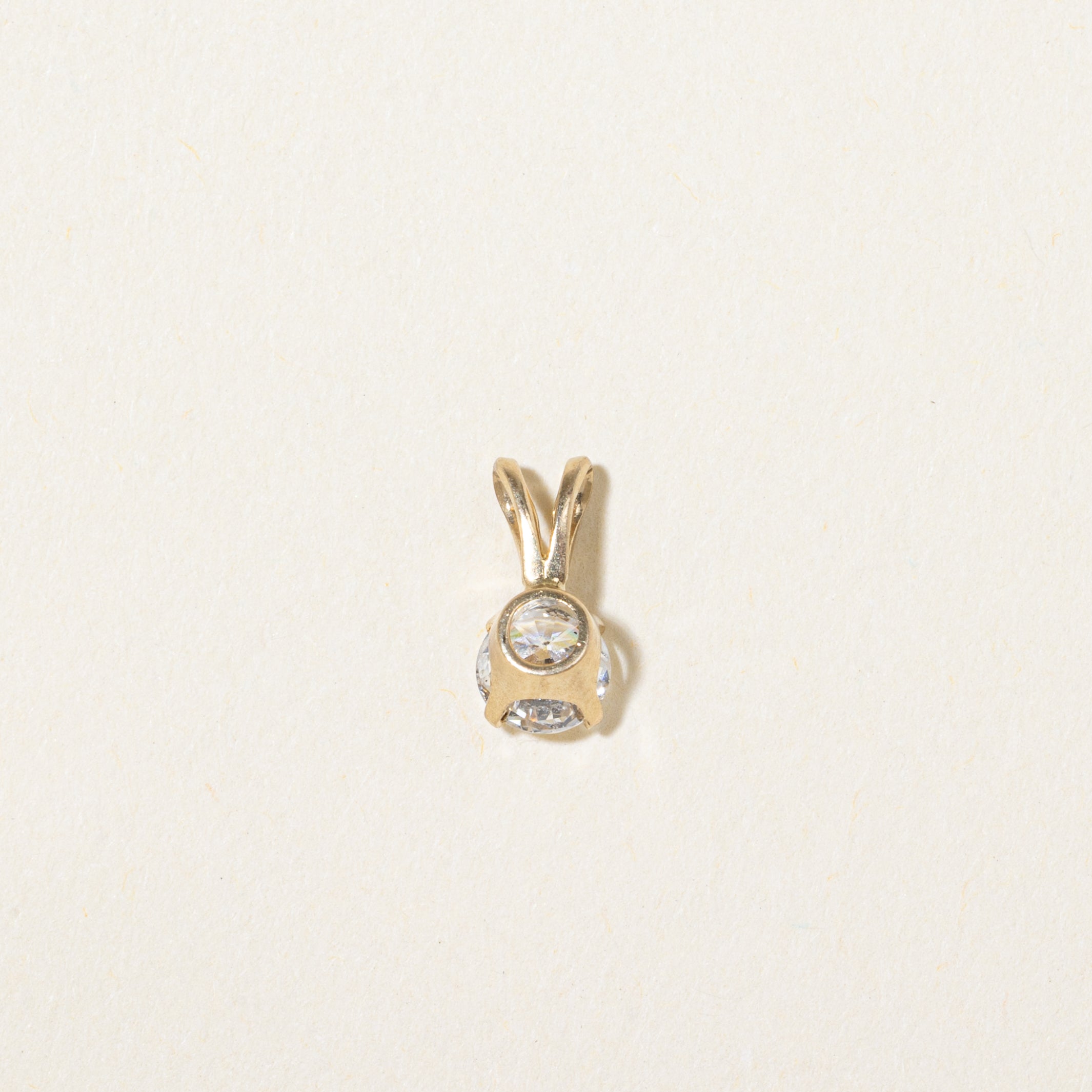 Solitaire Diamond Pendant | 0.36ct