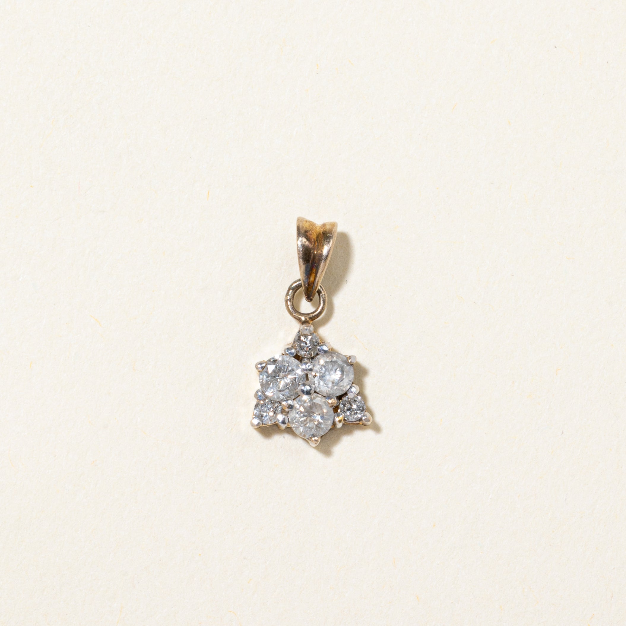 Pendentif en grappe de diamants | 0,34 ct.