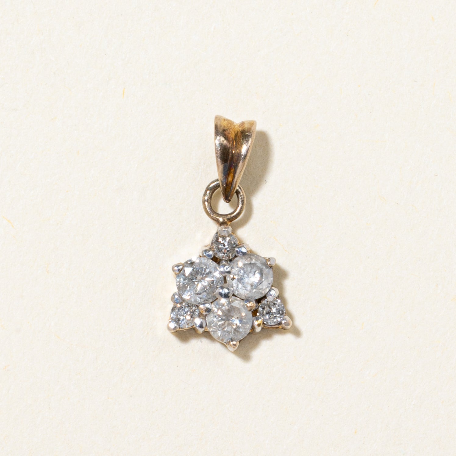 Pendentif en grappe de diamants | 0,34 ct.