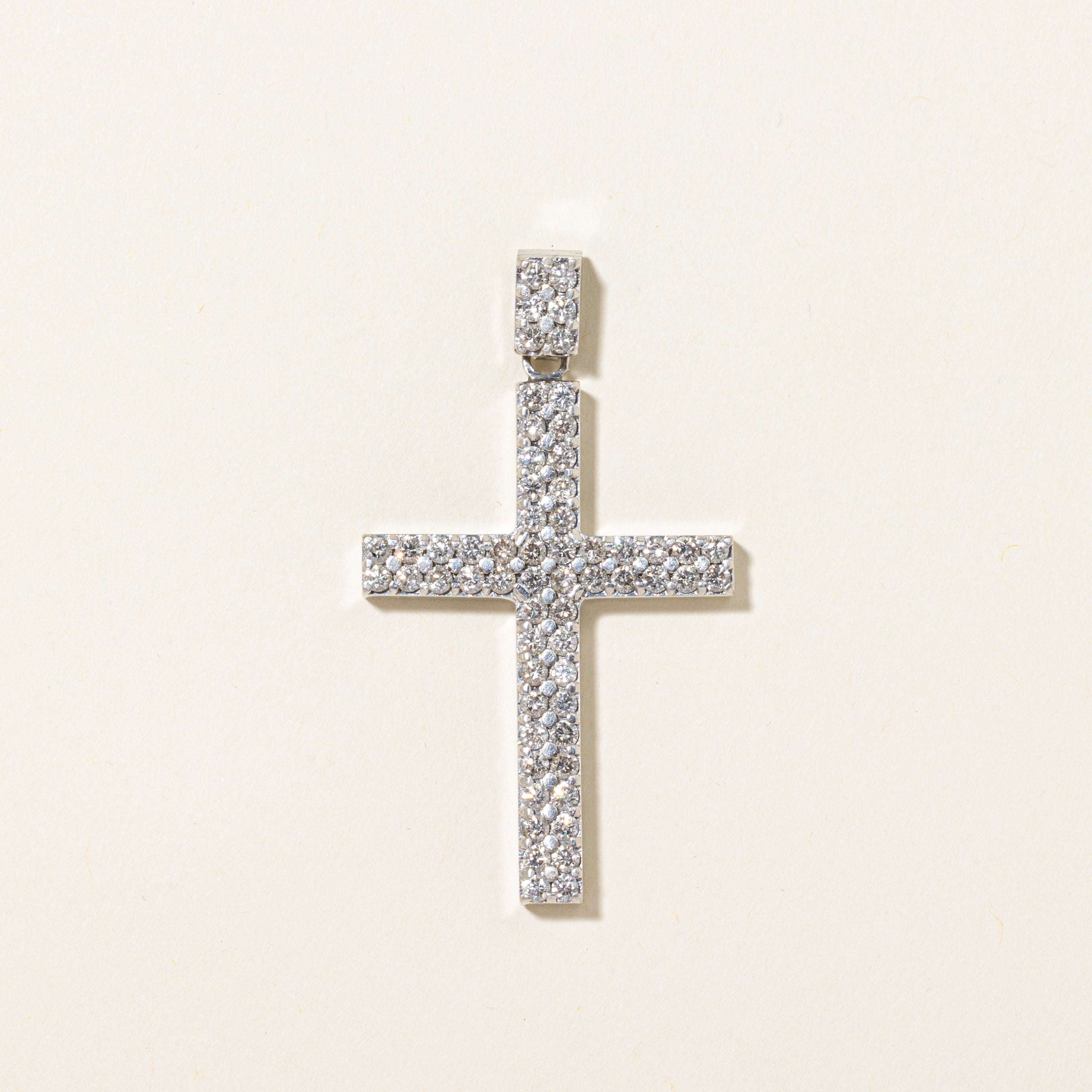 Large Diamond Cross Pendant | 2.25ctw